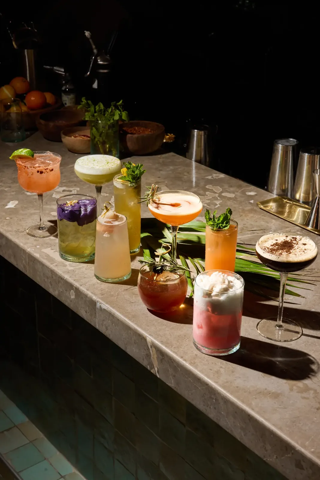Globally inspired cocktails