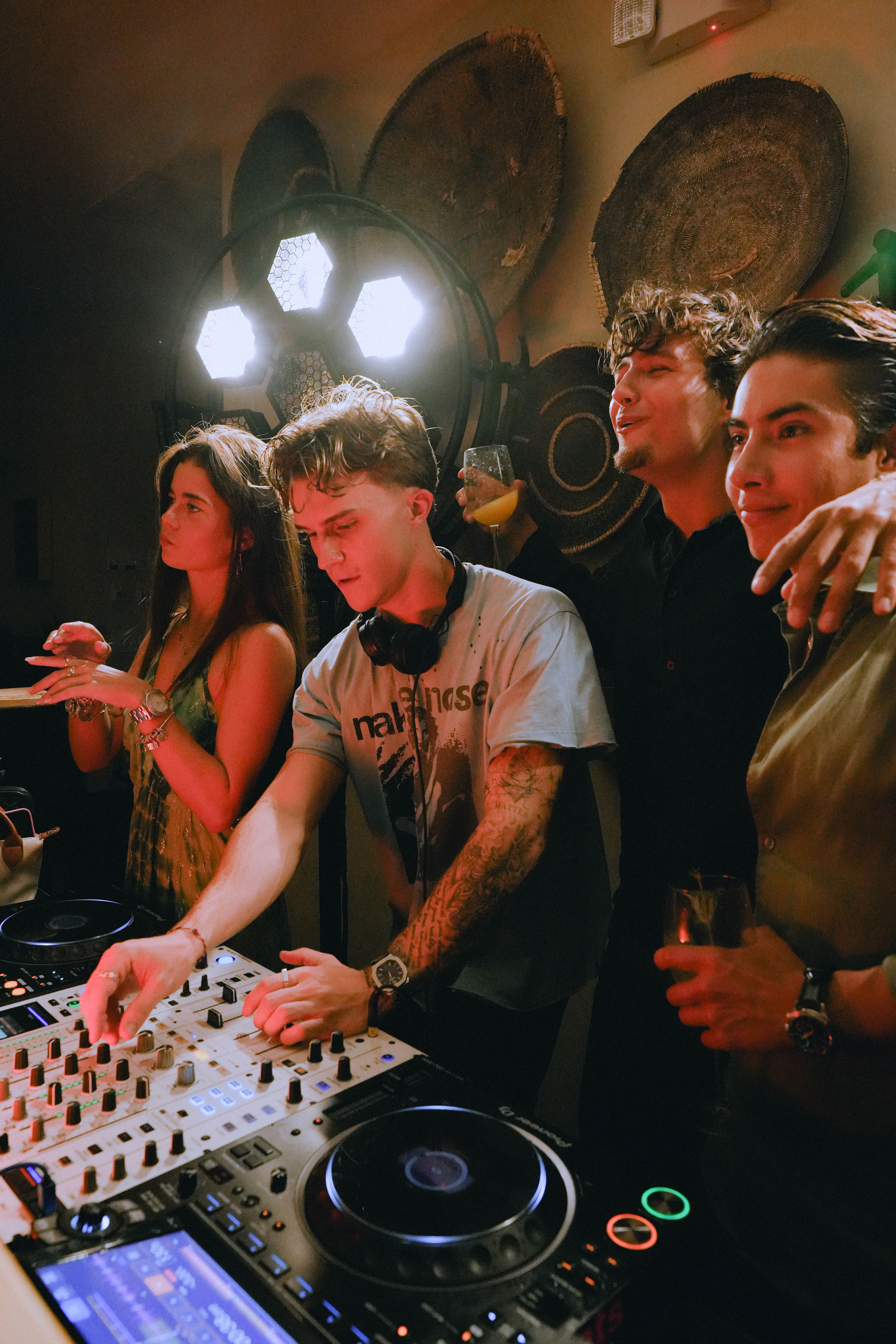 Good music sets the mood, great company keeps it going, and the energy in the room takes care of the rest.